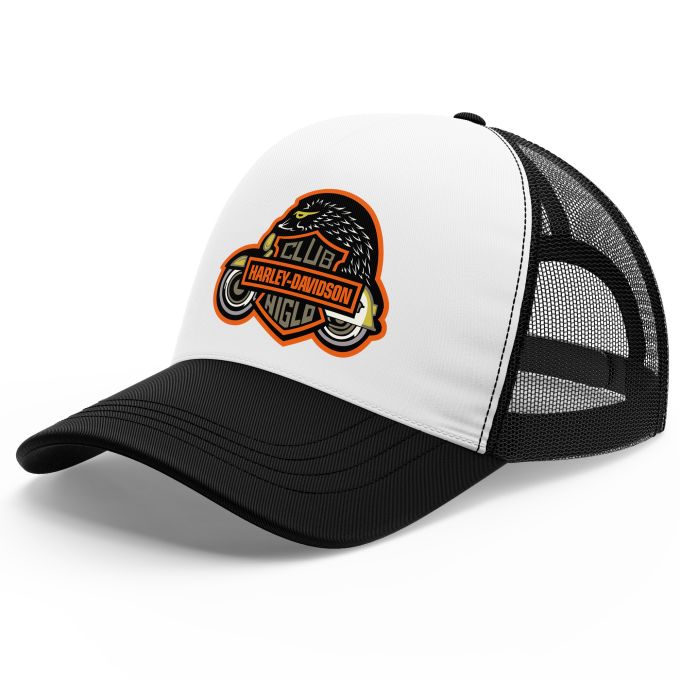Casquette Trucker avec filet (idéal pour l'été) Noir - CLUB NIGLO