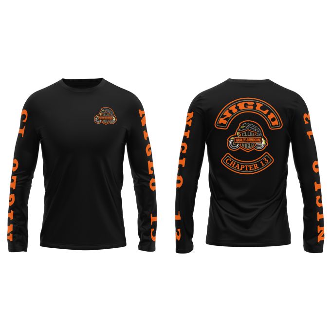 T-Shirt Manches Longues Noir - CLUB NIGLO